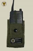 BULLE UK® MOLLE Open Radio Pouch - Olive Drab