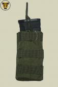 BULLE UK® MOLLE Open Single 5.56 Magazine Pouch - Olive Drab