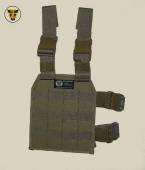 BULLE UK® MOLLE Drop Leg Panel - stehenní platforma - Coyote Brown