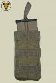 BULLE UK® MOLLE Open Single 5.56 Magazine Pouch - Coyote Brown