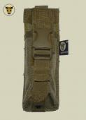 BULLE UK® MOLLE Silencer and MP5 Mag Pouch - Coyote Brown