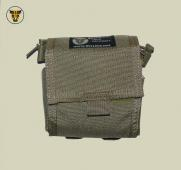 BULLE UK® MOLLE Space Saving Foldable Dump Pouch - Coyote Brown