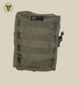 BULLE UK® MOLLE Stiffback General Purpose Pouch - Coyote Brown