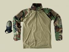 HELIKON Combat Shirt Woodland - S
