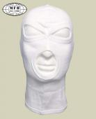 MFH 3 Hole Balaclava - Cotton - White