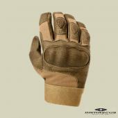 DOMASCUS DMZ-33 NITRO™ Kevlar® Tactical Gloves with Carbon Tek™ Knuckles TAN - S