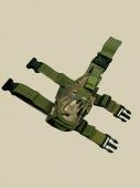 NoName Tactical Tornado Univeral Tactical Drop Leg Pistol Holster - Multicam