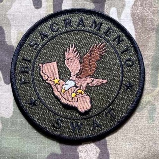 USA Patch FBI Sacramento - SWAT - nášivka
