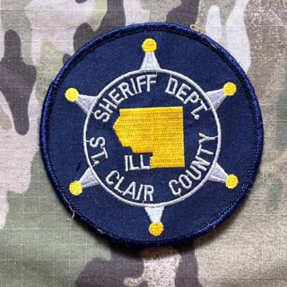 USA Patch Sheriff´s Department - St. Clair County - Blue - nášivka