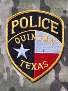 USA Patch Police - Quinlan - nášivka