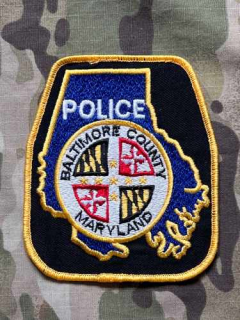 USA Patch Police - Baltimore County - nášivka