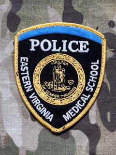 USA Patch Police - Eastern Virginia Medical School - nášivka