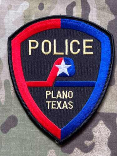 USA Patch Police - Plano Texas - nášivka