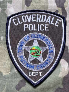 USA Patch Police Department - Cloverdale - nášivka