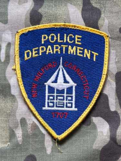 USA Patch Police Department - New Milford Connecticut - nášivka