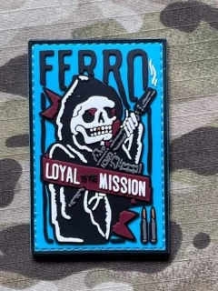 NoName Ferro - Loyal to the Mission PVC Patch - Blue - nášivka