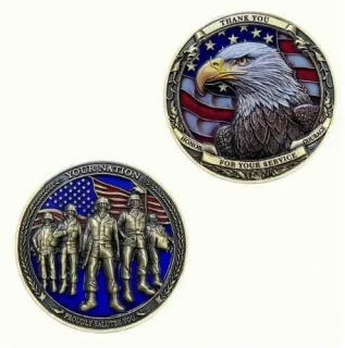 Challenge Coin Thank You For Your Service - sběratelská mince
