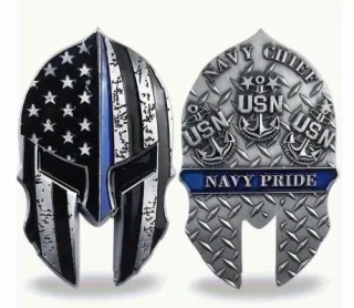 Challenge Coin Navy Pride - Spartan - sběratelská mince