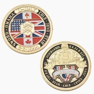 Challenge Coin D-Day 6-6-1944 - sběratelská mince