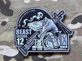NoName Beast Soldier Snake PVC Patch - nášivka