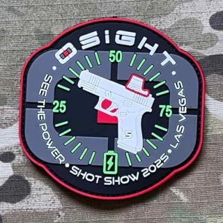 NoName OSight - Shot Show 2025 - Las Vegas PVC Patch - nášivka