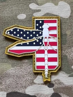 NoName Haley Strategic Dragonfly USA PVC Patch - nášivka