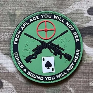 NoName Sniper PVC Patch - Green - nášivka