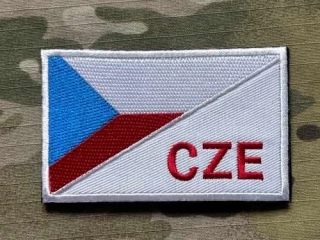 NoName Flag - Czech - CZE Patch - nášivka