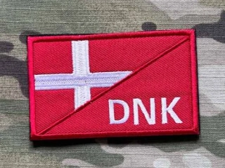 NoName Flag - Denmark - DNK Patch - nášivka