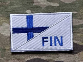 NoName Flag - Finland - FIN Patch - nášivka