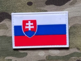 NoName Slovakia Flag PVC Patch - nášivka