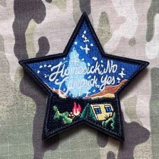 NoName Adventure Camping Star Patch - nášivka