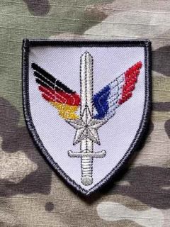 German Patch Bundeswehr DEU/FRA HFlgAusbZ TIGER - Deutsch/Französisches Heeresfliegerausbildungszentrum TIGER - nášivka