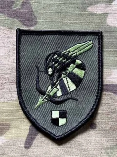 German Patch Bundeswehr KpfHubschrRgt 26-F - Kampfhubschrauberregiment 26 - Franken - Olive - nášivka