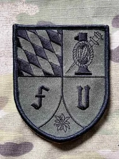 German Patch Bundeswehr 1./PzGrenBtl 112 - 1./Panzergrenadierbataillon 112 - Regen - Olive - Velcro - nášivka