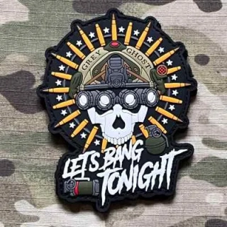 NoName Lets Bang Tonight PVC Patch - nášivka