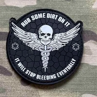 NoName Medic - Rub Some Dirt On It PVC Patch - SWAT - nášivka