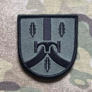 German Patch Bundeswehr PiBrig 40 - Pionierbrigade 40 - Olive - Velcro - nášivka
