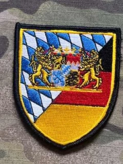 German Patch Bundeswehr LKdo BY - Landeskommando Bayern - Velcro - Color - nášivka