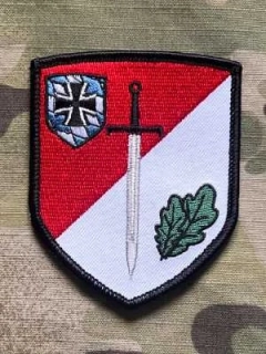 German Patch Bundeswehr HSchKp Mittelfranken (ErgTrT 2) - Heimatschutzkompanie Mittelfranken (Ergänzungstruppenteil 2) - Nürnberg - Velcro - Color - nášivka