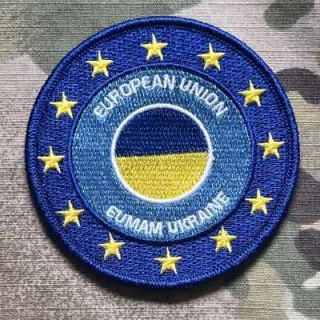 EUMAM Ukraine Velcro Patch - nášivka