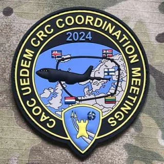 NATO CAOC 2 - Combined Air Operations Center - Uedem - CRC Coordination Meetings - 2024 PVC Patch - nášivka