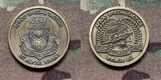 Challenge Coin USAF Pararescue - AFSOC Special Tactics - sběratelská mince