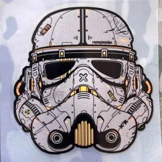 NoName Stickers Star Wars Stromtrooper Helmet - samolepka