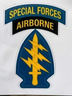 NoName Stickers US Army Special Force - Airborne - samolepka