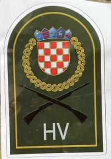 NoName Stickers Croatia Army - Hrvatska Vojska - samolepka