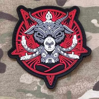 NoName Baphomet Ritual PVC Patch - Color - nášivka
