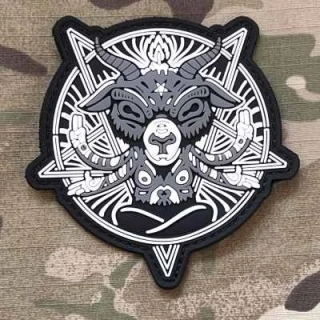 NoName Baphomet Ritual PVC Patch - GID - nášivka