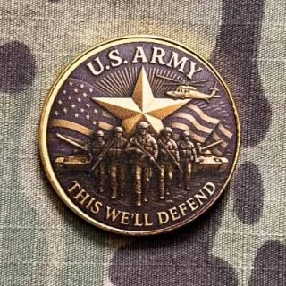 Challenge Coin U.S. Army - This Well Defended - sběratelská mince