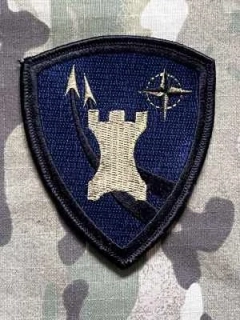 NATO CAOC 2 - Combined Air Operations Center - Uedem Patch - Velcro - Color - nášivka